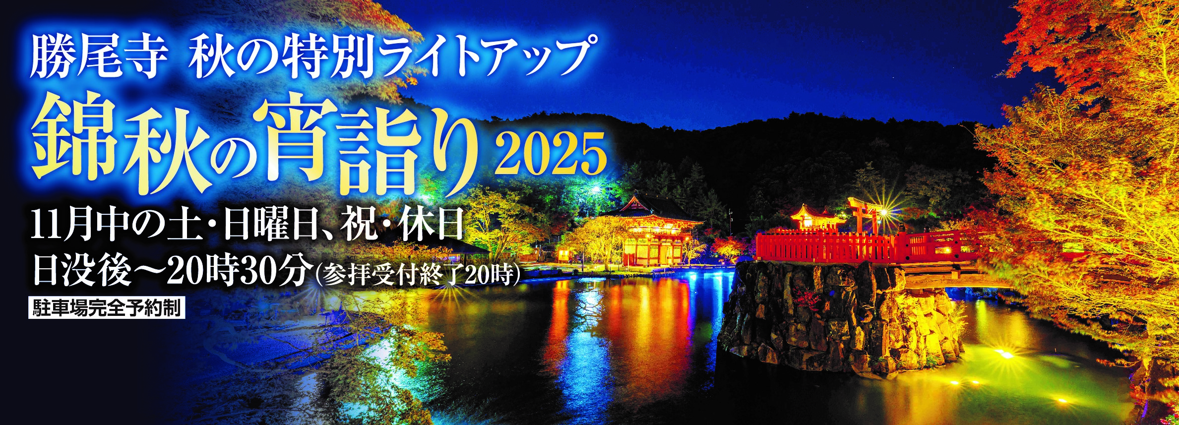 勝尾寺ライトアップ