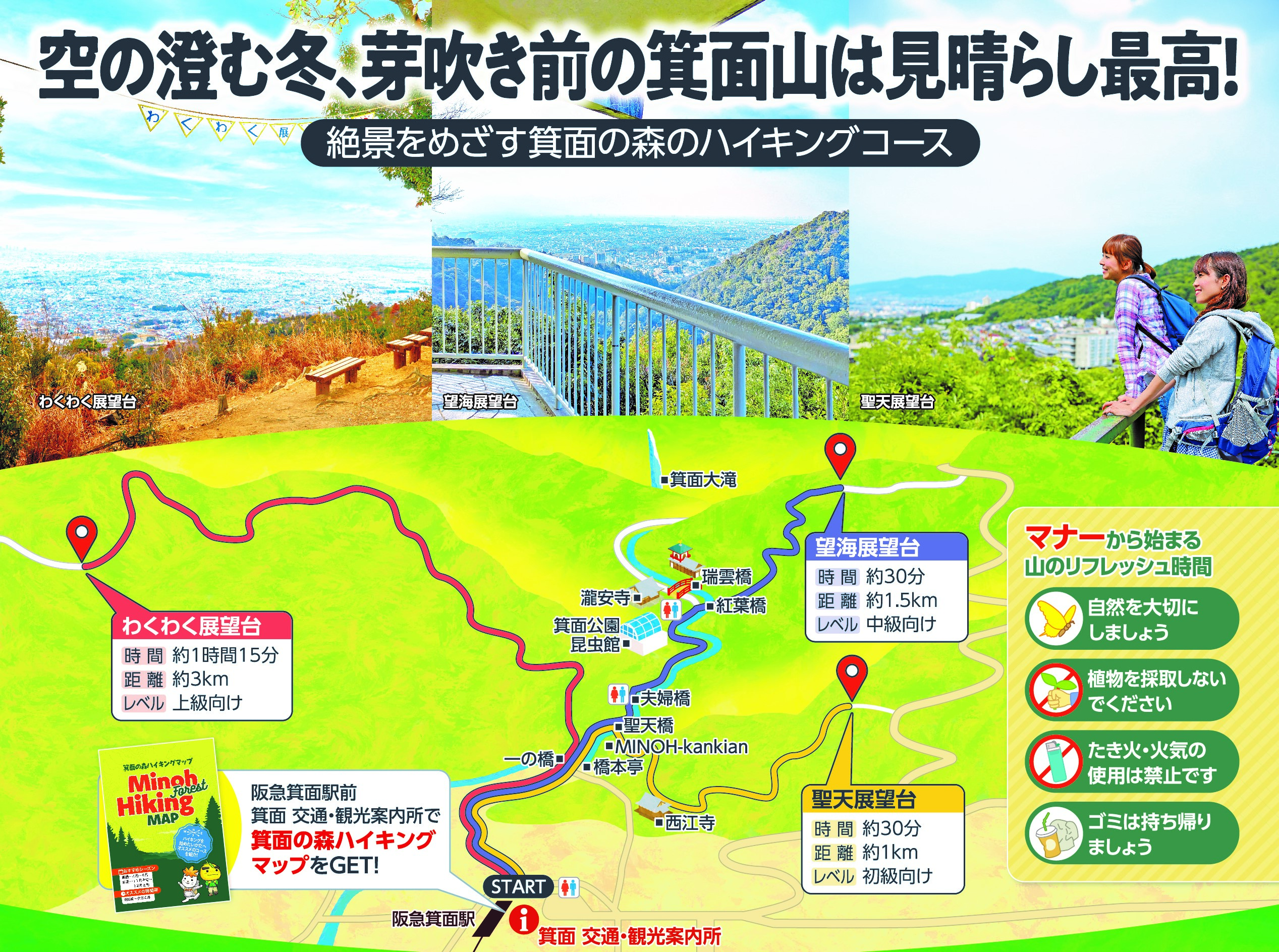 ハイキングコース