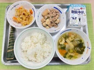 端午の節句献立