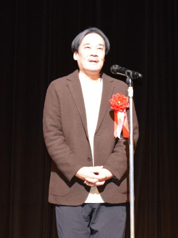 佐東さんスピーチの様子