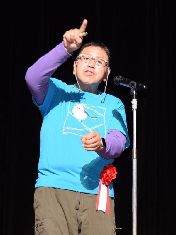 山本さんスピーチの様子