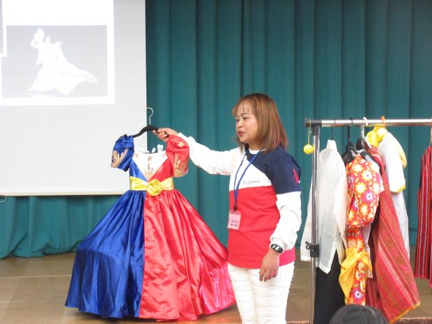 国旗のドレス