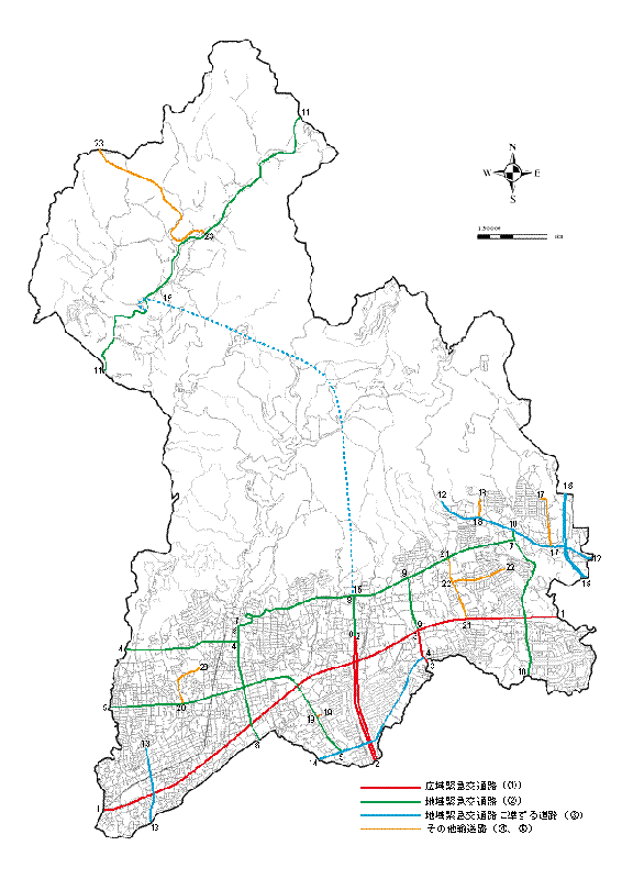 調査路線図