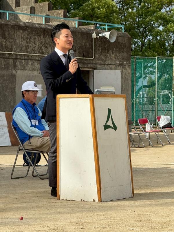 R7ペタンク大会市長挨拶