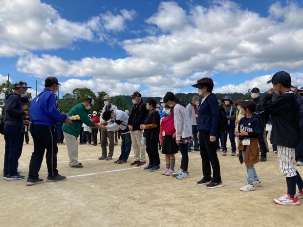 令和4年度ペタンク大会　表彰式