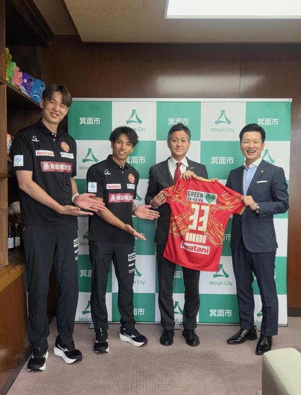 表敬訪問 集合写真