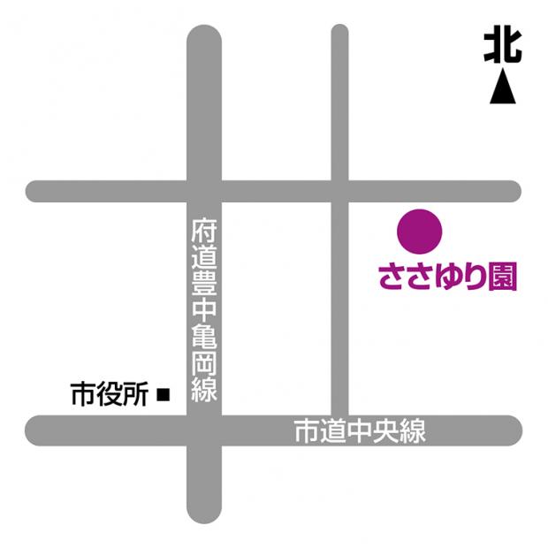 ささゆり園地図