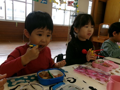 お弁当おいしい